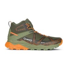 AKU Flyrock Mid GTX Hiking Shoes (waterproof) 2024 military green/orange men's