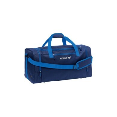 Erima Sports Bag Squad (Size L - 70 Litres) Dark Blue/Royal 65x32x32cm