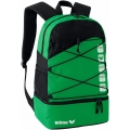 Erima Backpack Club 5 - Multifunctional backpack with bottom compartment - emerald green/black 30x18x45cm