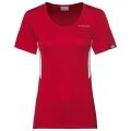 Head Tennis Shirt Club Technical Red Women