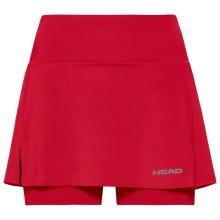 Head Tennis Skort with Inner Shorts Club Basic Red Ladies