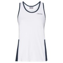 Head Tennis Tank Club white/dark blue Women