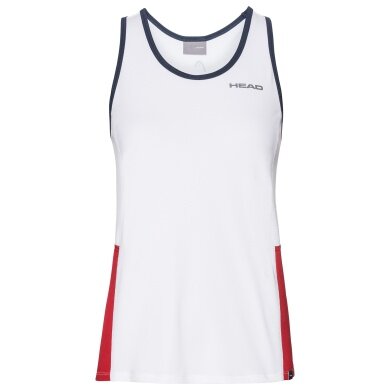 Head Tennis Tank Club white/red Women