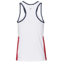 Head Tennis Tank Club white/red Women