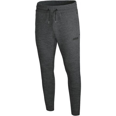 JAKO Jogging Pants Premium Basics -Melange Look- Anthracite Grey Women