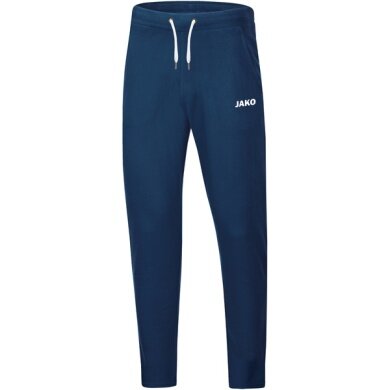 JAKO Leisure Jogging Pants Base (70% Cotton) long navy blue Men