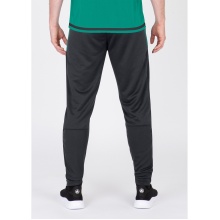 JAKO Training Pants Active (100% Polyester) long anthracite/turquoise Men