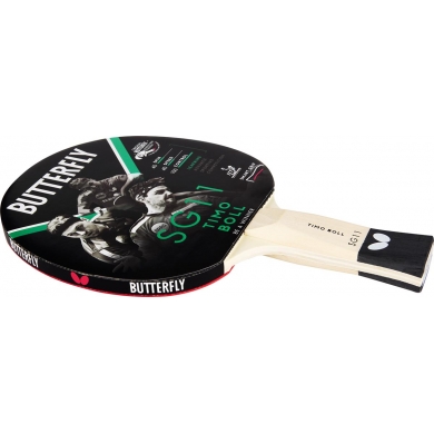 Butterfly Leisure Table Tennis Racket Timo Boll SG11 with Addoy Covering and 1.5mm Sponge - 1 Racket