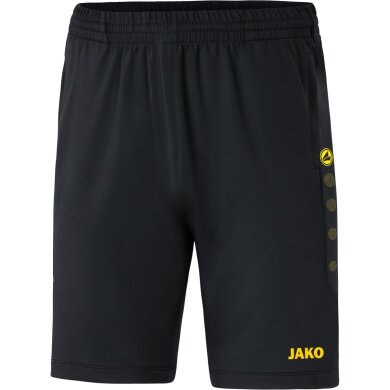 JAKO Training Shorts Premium Champ 2.0 black/yellow Boys/Girls