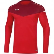 JAKO Sport Long Sleeve Sweat Champ 2.0 (100% Polyester) Red Kids