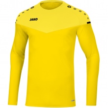 JAKO Sport Long Sleeve Sweat Champ 2.0 (100% Polyester) Yellow Kids