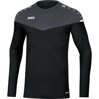 JAKO Sport Long Sleeve Sweat Champ 2.0 (100% Polyester) Black Kids