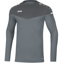 JAKO Sport Long Sleeve Sweat Champ 2.0 (100% Polyester) Grey Kids