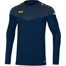 JAKO Sport Long Sleeve Sweat Champ 2.0 (100% Polyester) Navy/ Yellow Kids