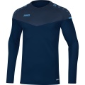 JAKO Sport Long Sleeve Sweat Champ 2.0 (100% Polyester) Navy/ Light Blue Children