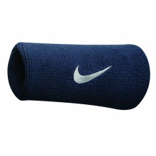 Nike Sweatband Swoosh Jumbo (74% Cotton) obsidian - 2 pieces