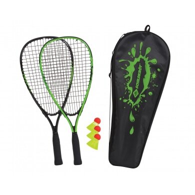 Schildkröt Speedbadminton Set (2x Rackets, 3x Balls, 1x Bag)