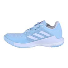 adidas Indoor Court Shoes CrazyFlight Light Blue/White Ladies