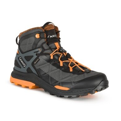 AKU Hiking Shoes Rocket Mid GTX (Fast-Hiking, waterproof) black/orange Men