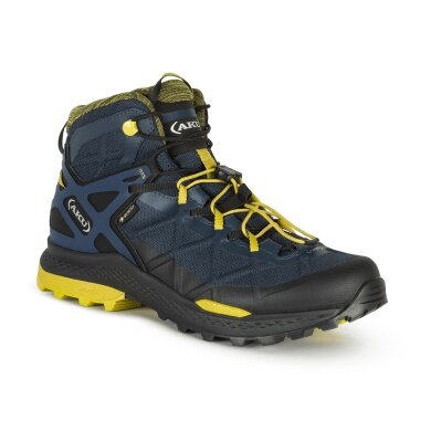 AKU Hiking Shoes Rocket Mid GTX (Fast-Hiking, waterproof) blue/yellow Men