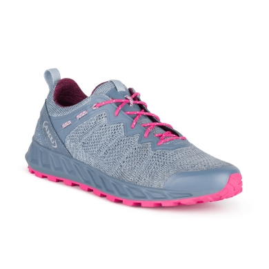 AKU Everyday Travel Shoes Rapida Air (knitted upper material, high breathability) 2024 light blue/pink ladies