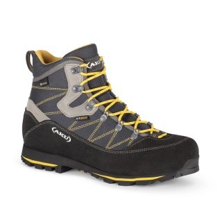 AKU Hiking Shoes Trekker Lite III GTX (waterproof) anthracite gray/mustard yellow Men