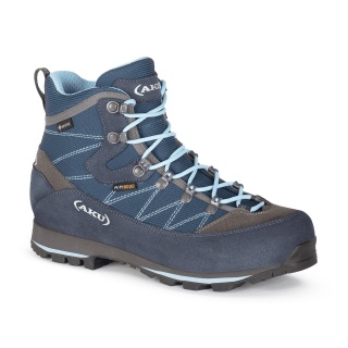 AKU Hiking Shoes Trekker Lite III GTX (day trips, waterproof) denim blue Women