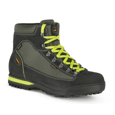 AKU Trekking Hiking Shoes Slope Micro GTX (waterproof) anthracite gray/lime Men