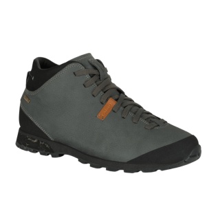 AKU Everyday Travel Shoes Bellamont III Mid GTX (Nubuck Leather, Waterproof) Dark Grey Men's