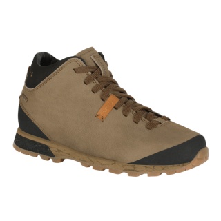 AKU Everyday Travel Shoes Bellamont III Mid GTX (Nubuck Leather, Waterproof) Beige/Brown Men's