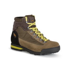 AKU Hiking Shoes Slope Original GTX (Trekking, waterproof, Made in Italy) brown/lime men's