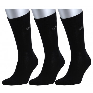 Alpha Industries Sport Sock Crew Basic Black Men - 3 Pairs