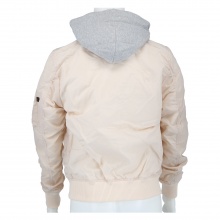 Alpha Industries Flight Jacket MA-1 TT with Hood jetstream-white Men