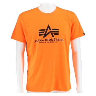 Alpha Industries Tshirt Basic neon orange Men