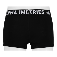 Alpha Industries Boxershorts Al Tape Contrast black/white Men - 2 Pack