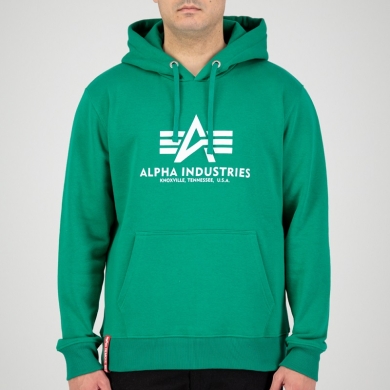 Alpha Industries Hoodie Basic Green Men