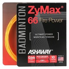 Ashaway Badminton String Zymax 66 Fire Power orange 10m Set