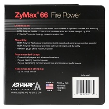 Ashaway Badminton String Zymax 66 Fire Power orange 10m Set