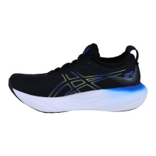 Asics Running Shoes Gel Nimbus 25 (Cushioning) black/yellow/blue men's