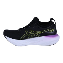 Asics Running Shoes Gel Nimbus 25 (Cushioning) black/yellow/purple/mint ladies