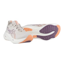 Asics Gel Nimbus 26 Running Shoes 2024 (Cushioning) beige/orange Ladies