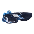 Asics Tennis Shoes Court FF 3 Novak Allcourt Stability 2024 Dark Blue/White Men's