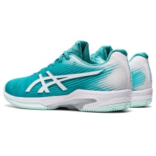 Asics Tennis Shoes Solution Speed FF Clay/Sand Court Turquoise Women