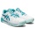 Asics Tennis Shoes Gel Resolution 8 Clay/Sand Court White/Turquoise Women