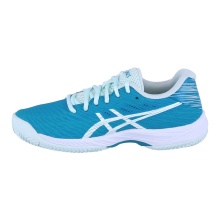 Asics Tennis Shoes Gel Game 9 Clay/Sand Court 2024 Teal Blue Ladies