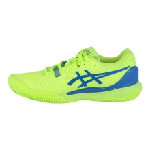 Asics Tennis Shoes Gel Resolution 9 Clay/Sand Court (Stability) Green Women