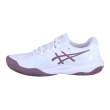 Asics Tennis Shoes Gel Challenger 14 Clay/Sand Court (Cushioning) 2024 White/Dusty Mauve Ladies