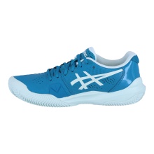 Asics Tennis Shoes Gel Challenger 14 Clay/Sand Court (Cushioning) 2024 Teal Blue Ladies