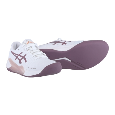 Asics Tennis Shoes Gel Challenger 14 Indoor/Carpet White/Pink Ladies