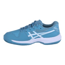 Asics Tennis Shoes Gel Game 9 GS (Primary School) Clay/Sand Court Grey Blue Kids